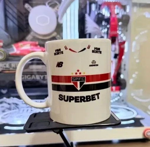 Caneca Personalizada São Paulo porcelana - Brindes Personalizados Brindeias