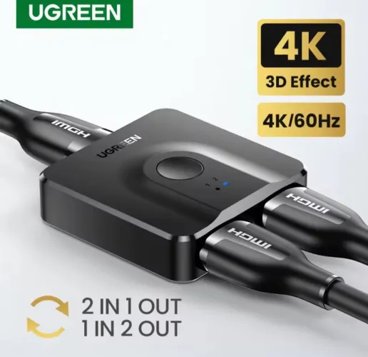 Divisor HDMI bidirecional 3d 4k x 2k @60 Hz/Ugreen