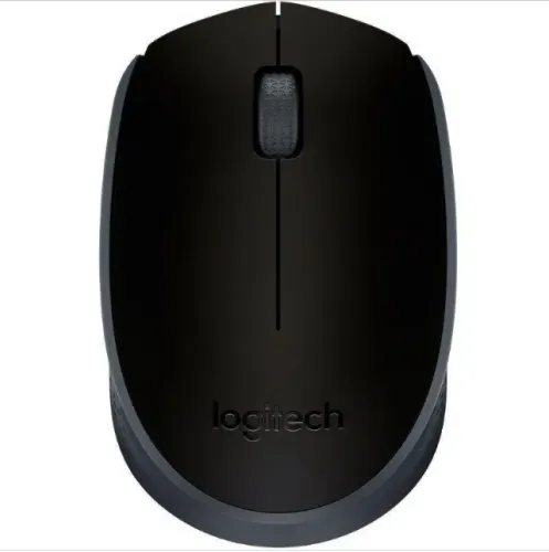 Mouse Optico Sem Fio 2.4 Ghz Preto Logitech Wireless novo lacrado garantia