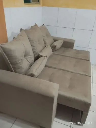 Sofá 2 metros retrátil cizana já com frete