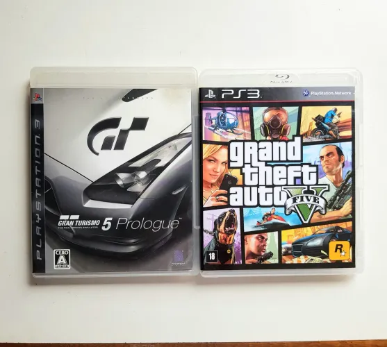 PLAYSTATION 3 2 JOGOS ORIGINAIS Gran Turismo 5 Prologuee GTA VPERFEITOS COMPLETOS