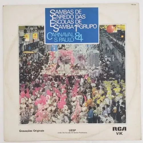 LP Escolas de samba de São Paulo - 1984