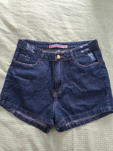 Short Jeans Cintura Alta