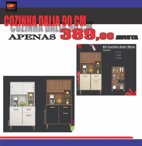 COZINHA DALIA 90 NA BLACK FRIDAY