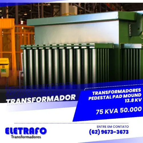 Transformador Pedestal 75 kVA - Praticidade e Segurança