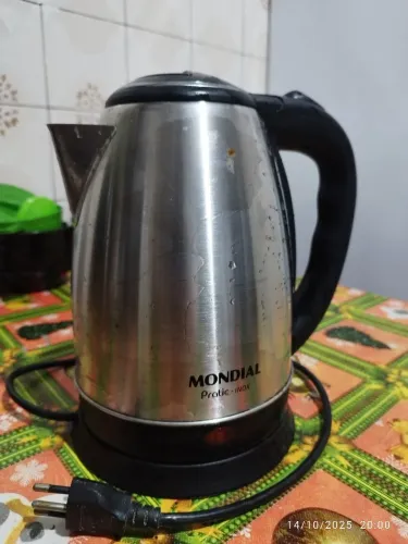 Chaleira elétrica mondial pratic inox 220 v 