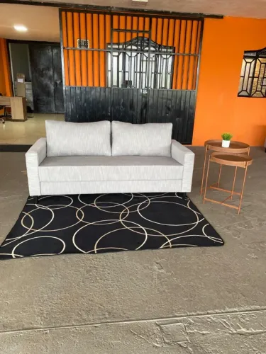 Sofá Elegante 194cm Luxo C Almofada R$949,0-Entrega em 24H Paga na Entrega Parcela 10x S 