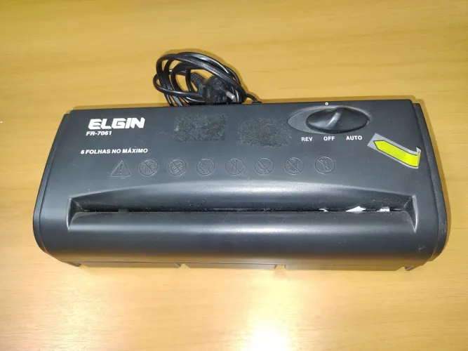 Cortador triturador de papel, eletrico, 110v, funcionando. E outros!