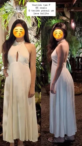 Vestido Branco Elegante 