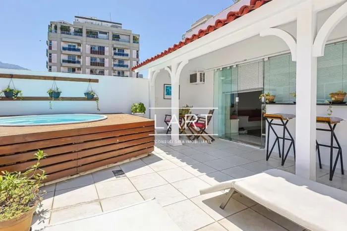 Cobertura com 3 dormitórios à venda, 216 m² por R$ 4.490.000,00 - Leblon - Rio de Janeiro/