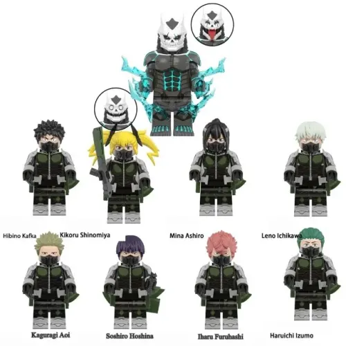 Kaiju N° 8 minifigure de coleção Kafka Hibino Shinomiya Kaju n 8