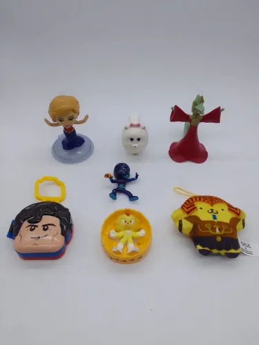 Lote 7 Brinquedos Originais Mc Donald S Burguer Diversos