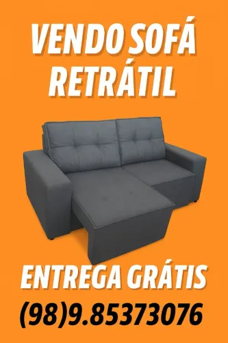 Sofá retrátil 2 lugares entrega grátis