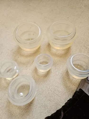 Conjunto Copos Sucção para Ventosa Terapia Ventosas 6 peças