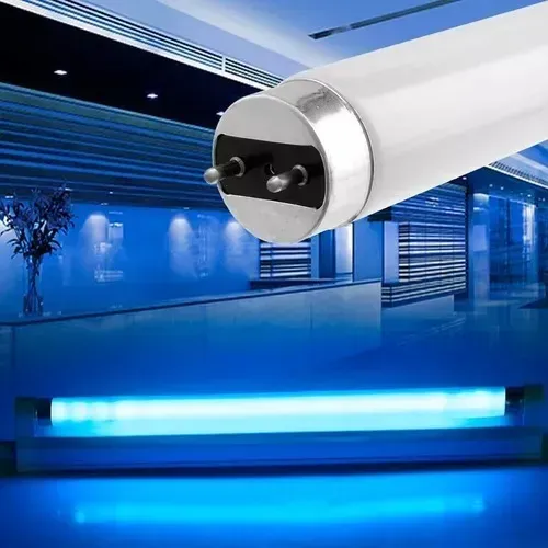 lampada 18W tubular 1,2 azul