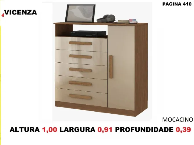 Cômoda perfeita para organizar seus pertences 