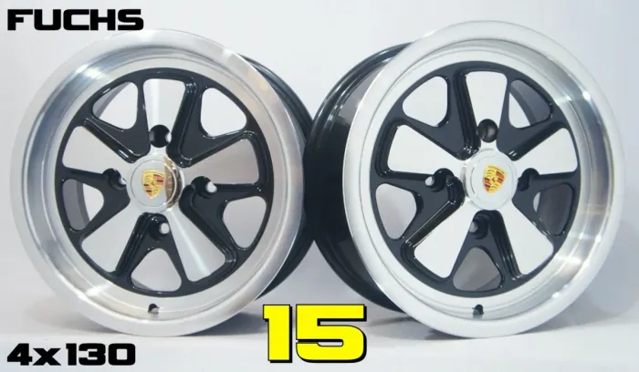 Rodas Fuchs - Aro 15 - Porsche Volkswagen fusca 4x130 novas