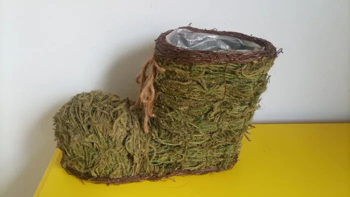 Vaso Bota de grama natalino