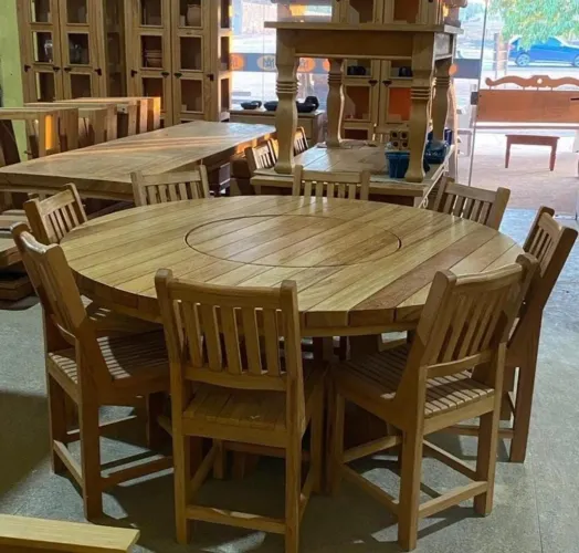 MESAS REDONDAS, MESA CASCATA E JOGOS DE ÁREA. 