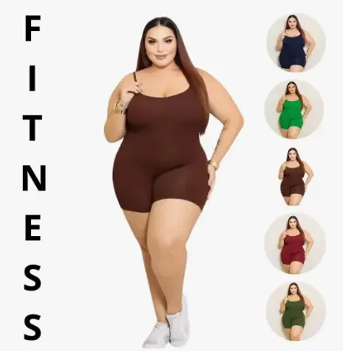 Macaquinho Academia Fitness Casual Tecido Super Premium z1387