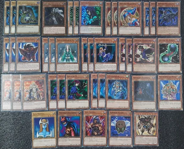 Deck mago negro funções cartas originais de yu-gi-oh