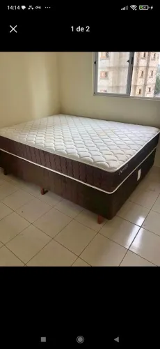 Cama Box Casal Confortável e Elegante solar 