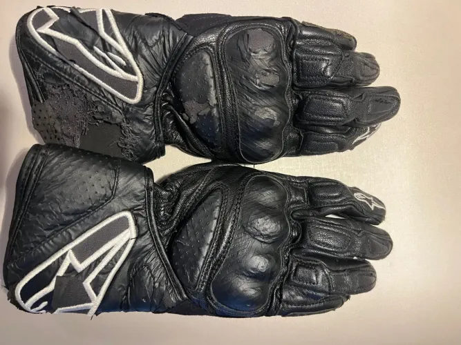Luva moto Alpinestars Stella  couro Perfect fit 