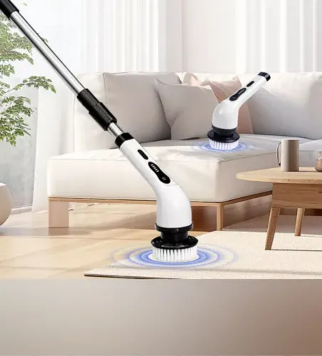 Escova elétrica de limpeza 9em1 banheiro e cozinha ferramenta recarregável 