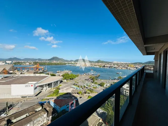 Apartamentos à venda com 2 dormitórios e vista para o mar na Ponta da Praia em Santos/SP