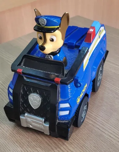 Carrinho Usado de Polícia Chase Patrulha Canina(Sem Controle Remoto)