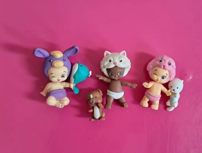 Miniaturas tuzzes Colecionáveis de Bebês