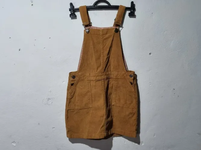 Jardineira Kids denim Girl