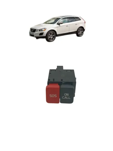 Botao Interruptor Sos On Call Volvo Xc60 T5 2012