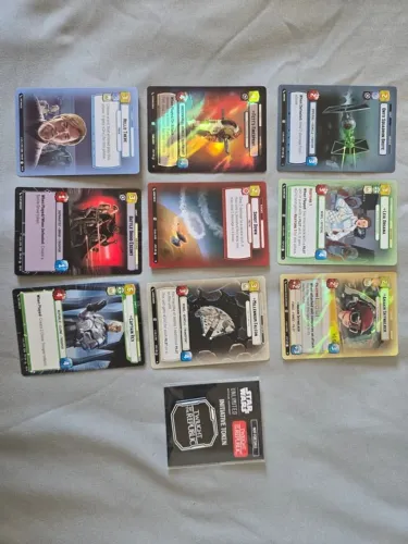 Lote Cards Promo Star Wars TCG + MArcador Limitado