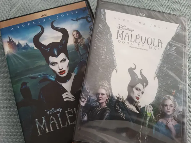 2 dvds: Malévola Dona do Mal (lacrado) e Malévola 