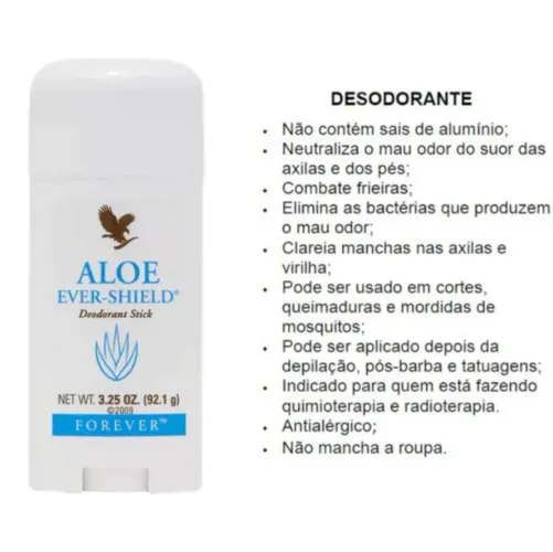 Desodorante Aloe Ever-Shield Forever