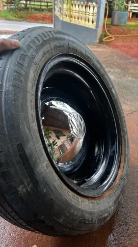 Rodas aro 14 tala larga P/Fusca 5 furos