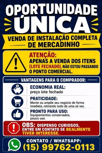 Passo estrutura mercado