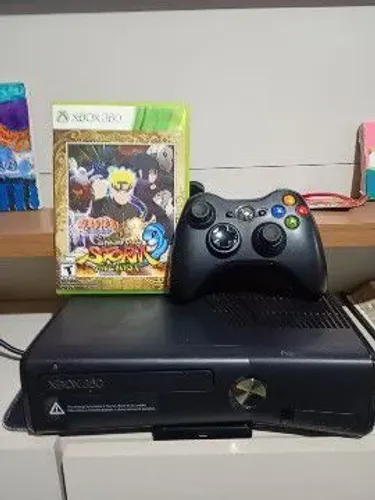 Xbox 360 mais HD de 250 3 jogos 1 controle original funcionando perfeitamente