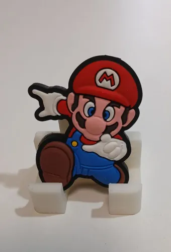 ADESIVO de BORRACHA do Mario. Usado.