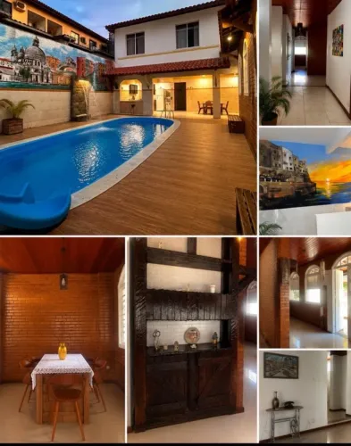 Casa com piscina temporada