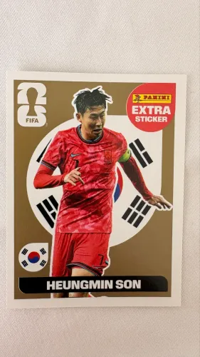 Figurinha Legend - Copa do Mundo 2026 - Heungmin Son - Coréia do Sul - Ouro - Original