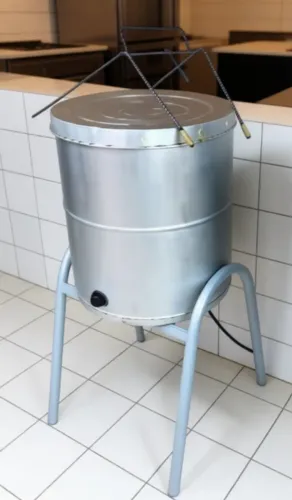 Fritadeira Industrial Elétrica Água-Óleo(23 Litros) - 12x $95,75 no cartão de crédito