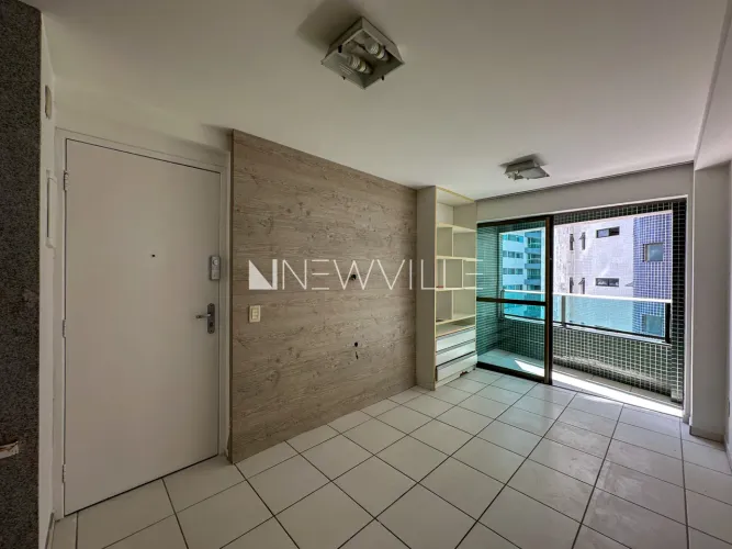 Apartamento para locação no Edifício Studio Sciortino, em Boa Viagem  49m², 2 quartos, 1 s