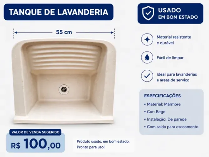Tanque lavanderia