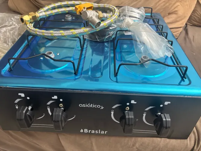 Fogão cooktop gás asiático jr