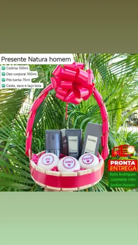Presente Natura Homem dia dos namorados 