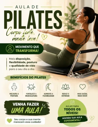 Aula de Pilates em Studio
