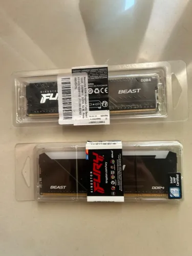 Memória ram kingston fury Beats 16gb 3200Mhz RGB