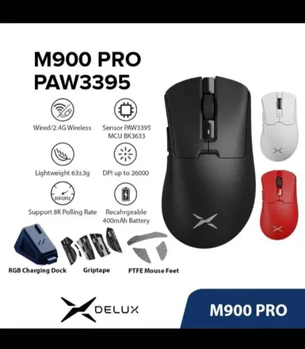 MOUSE GAMER Delux M900 PRO NOVO